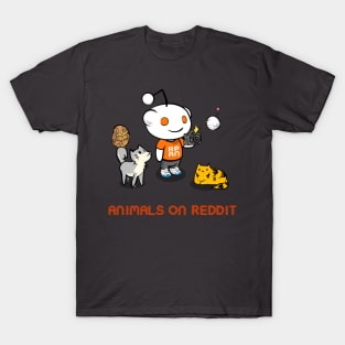 r/AnimalsOnReddit Snoo (Text Logo) - Items Include T-Shirt